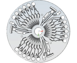 複雑な流路を持つマイクロ流体デバイス